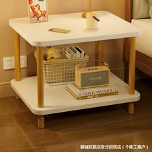 简约现代小型床头柜可移动卧室边几置物架简易床边收纳柜小茶几