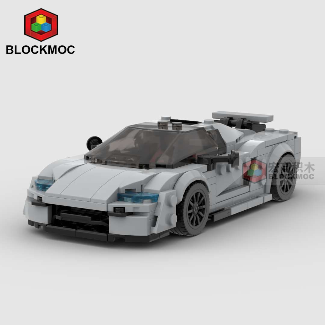 moc赛车跑车柯尼塞格cc850兼容乐高speed系列8格车男孩积木玩具