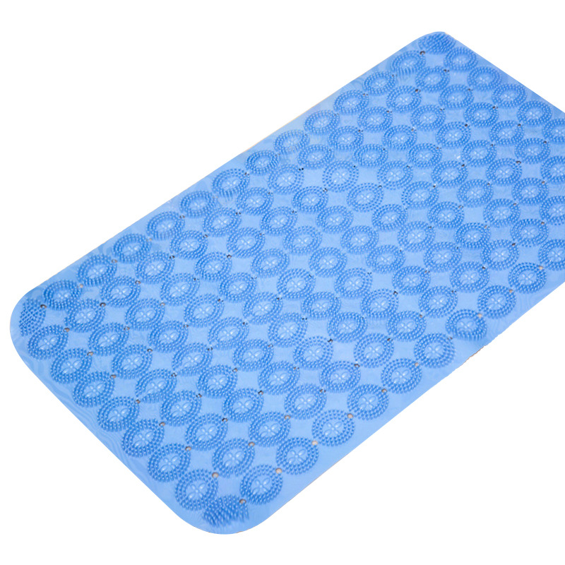 Flower Scrubbing Brush Toilet Floor Mat Non-Slip Mat Bath Shower Foot Mat with Suction Cup Bath Bathroom Mat