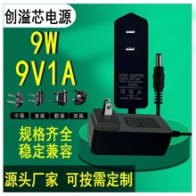 9V1A开关电源适配器移动DVD机顶盒路由器光猫摄像头LED灯带充电器