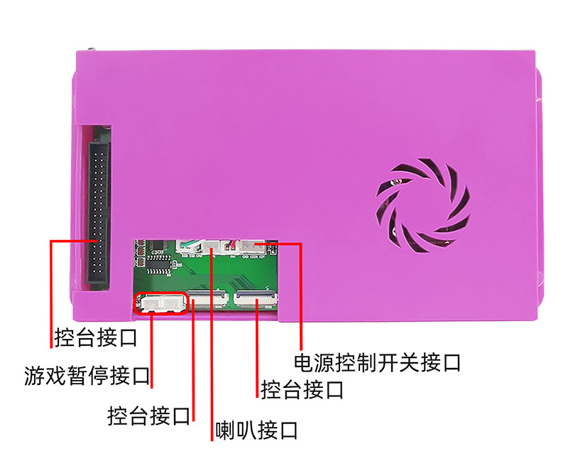 3d潘多拉游戏板家用街机格斗月光宝盒主板家用对打街机版10335