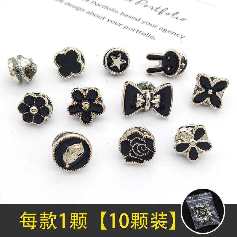Wholesale Anti-Unwanted-Exposure Buckle Sewing Free Shirt Fastener Decoration Brooch Clasp Neckline Fixed Detachable Adjustable Snap Button Fasteners