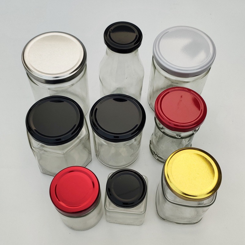 玻璃瓶马口铁盖金属盖子辣椒酱罐头密封盖定logo制各型号63#70