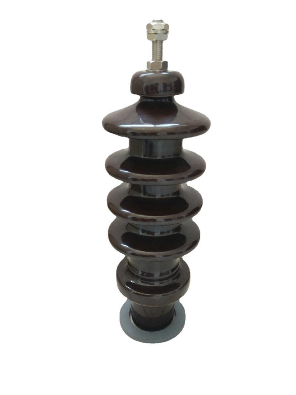 油浸式变压器20kv高压侧套管镀镍紫铜导电杆强度大瓷套管