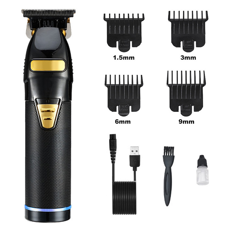 S9 Hair Clipper Electrical Hair Cutter Wholesale Can Design Golden Carving Oil Clipper Head Electric Clipper Cross-Border New Arrival Hair Scissors