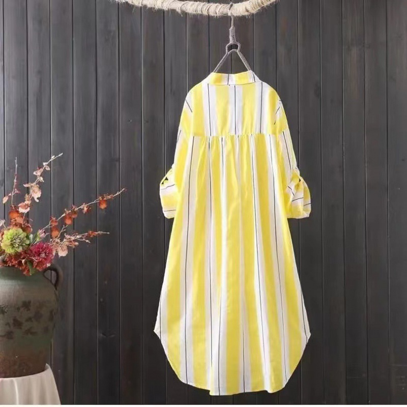 Summer New Korean Chiffon Sun Protection Clothing Fashion Design Loose All-Match Chic Coat Mid-Length Shirt for Women