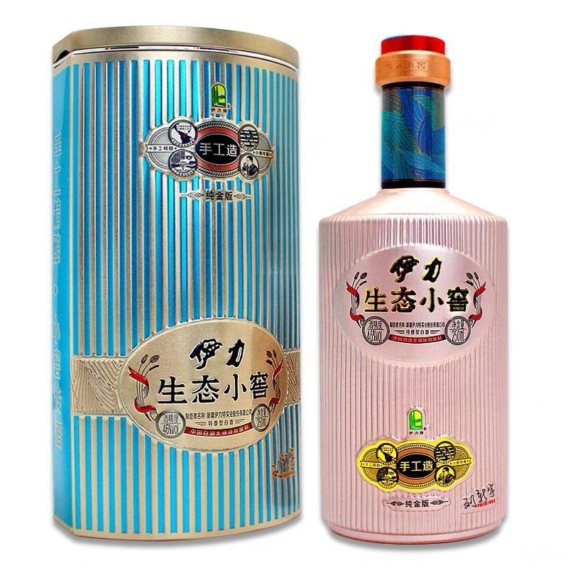 新疆伊力特伊力生态小窖白酒46度250ml*10瓶/箱特香型粮食酒批发