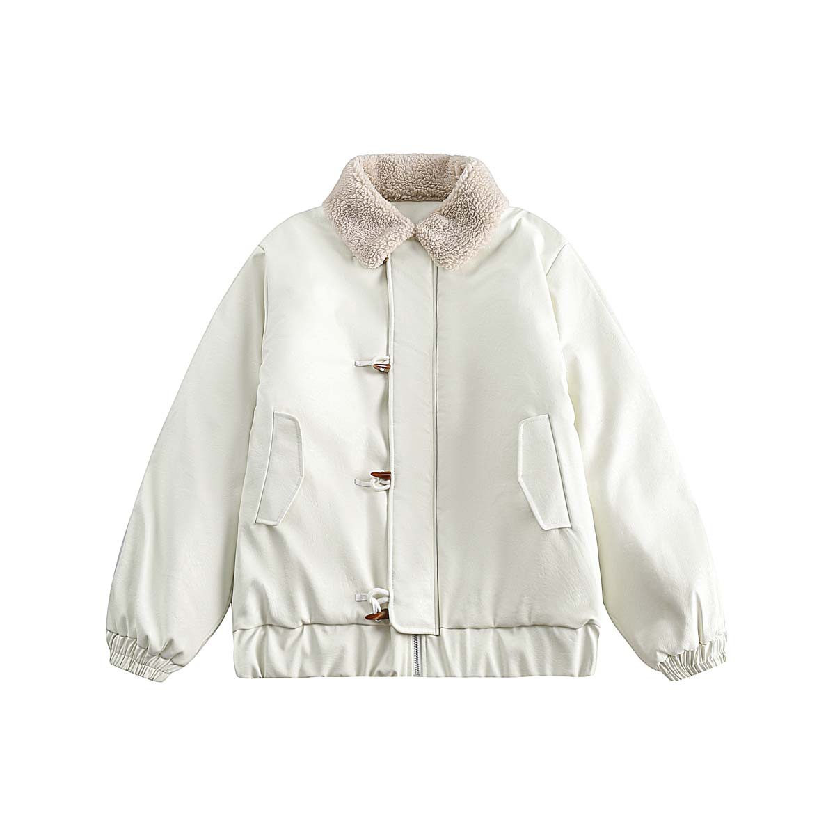 悟航x fuseeho 2023 冬季新款日系潮流牛角扣基础棉服my133-阿里巴巴