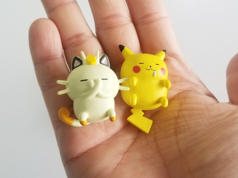 出口散货 皮卡丘 宝可梦中心限定 扭蛋公仔 摆件 小手办 微缩场景