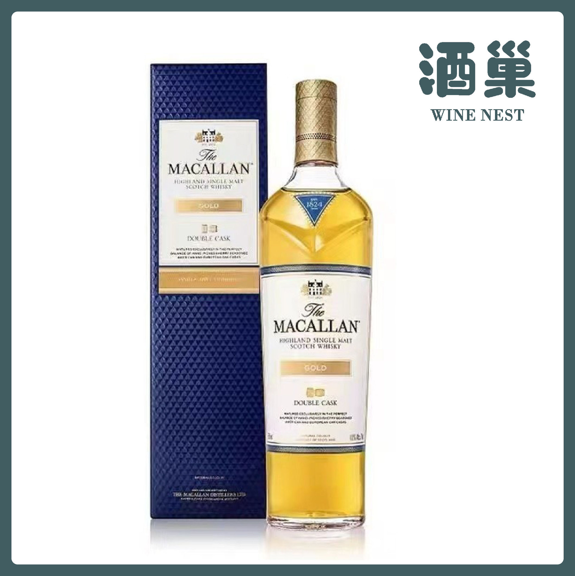 macallan麦卡伦灿金双雪莉桶英国进口单一麦芽苏格兰