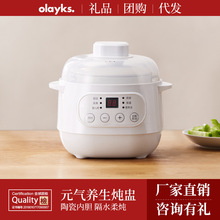 olayks立时原创设计电炖锅宝宝辅食锅燕窝煮粥小炖盅隔水炖家用