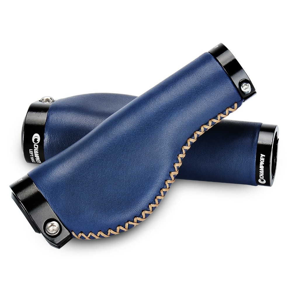 跨境外贸多色真皮防滑耐用自行车握把一件代发