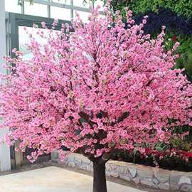 仿真桃花假桃树 植物仿真桃花树仿真桃花树许愿树桃花客厅装饰