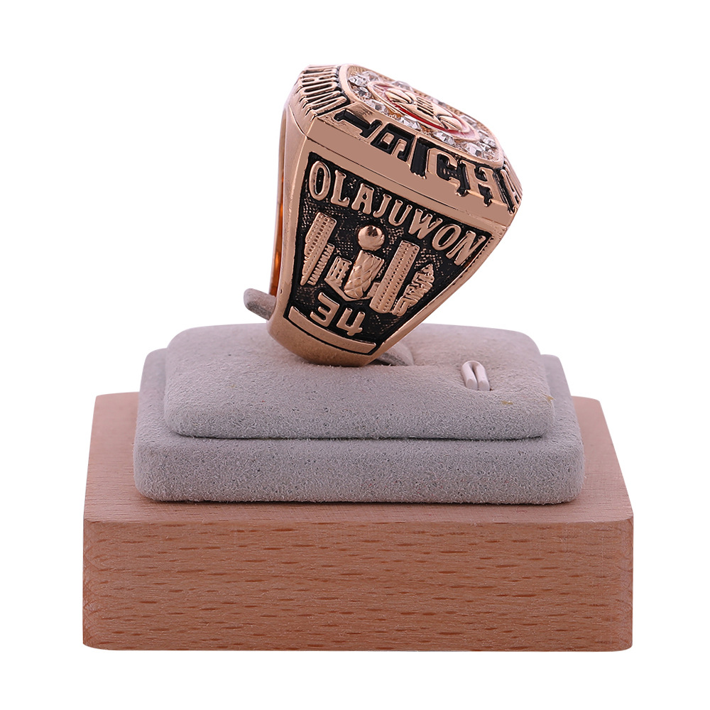 官方同款1994年nba休斯顿火箭队总冠军戒指篮球戒指现货一件代发