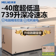 【-40度超低温】商用大容量速冻冰柜家用单温冷藏急冷冻雪柜