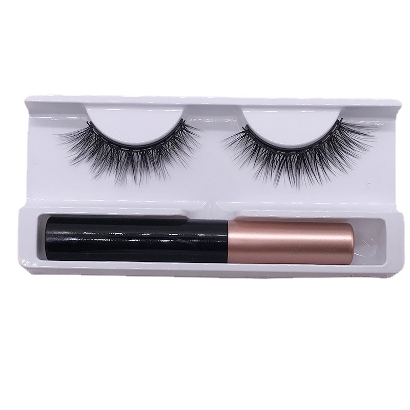 Ten Magnet False Eyelashes One-Pair Package Magnetic Liquid Eyeliner Set Soft and Comfortable Magnetic Eyelash