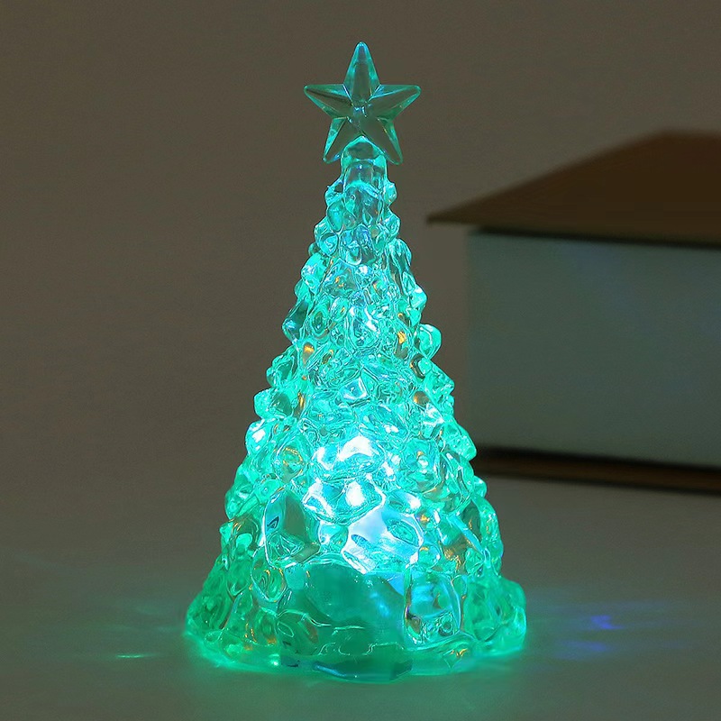 Christmas Led Iceberg Color-Changing Colorful Night Lamp for Christmas Tree Atmosphere Decorative Creative Festival Decoration