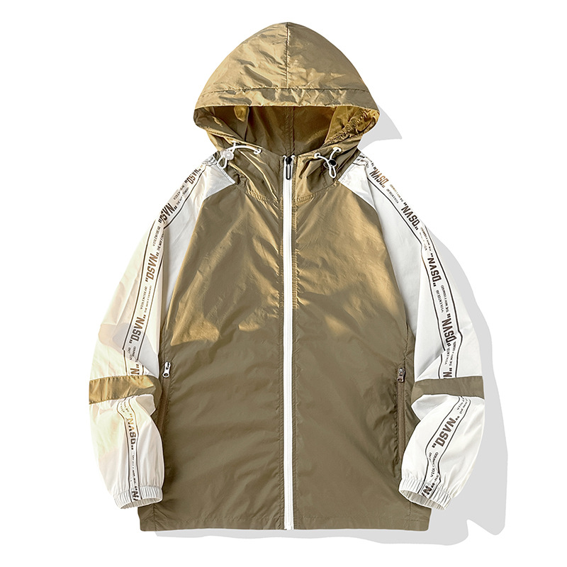 Outdoor Hooded Sun-Proof Top Men's Summer New Fashion Brand Uv-Proof Ice Silk Breathable Fishing Suits Wind Shield Coat