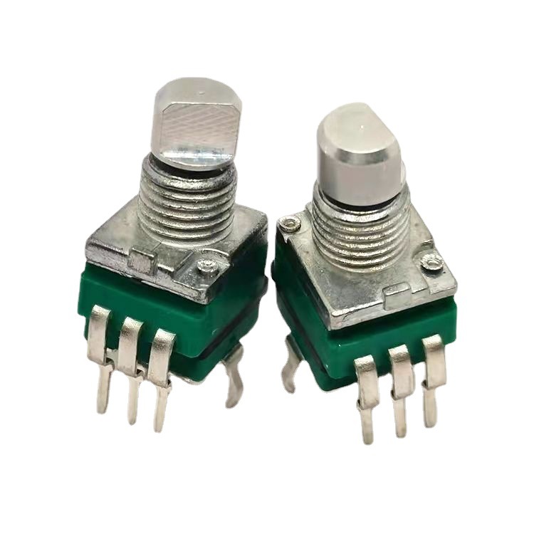 097单联弯脚按压开关电位器 调速调温调光 机械师控制板电位器