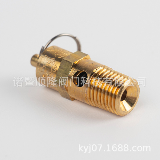 安全阀铜阀体排气阀开关阀压力安全控制弹簧安全阀可调安全定制