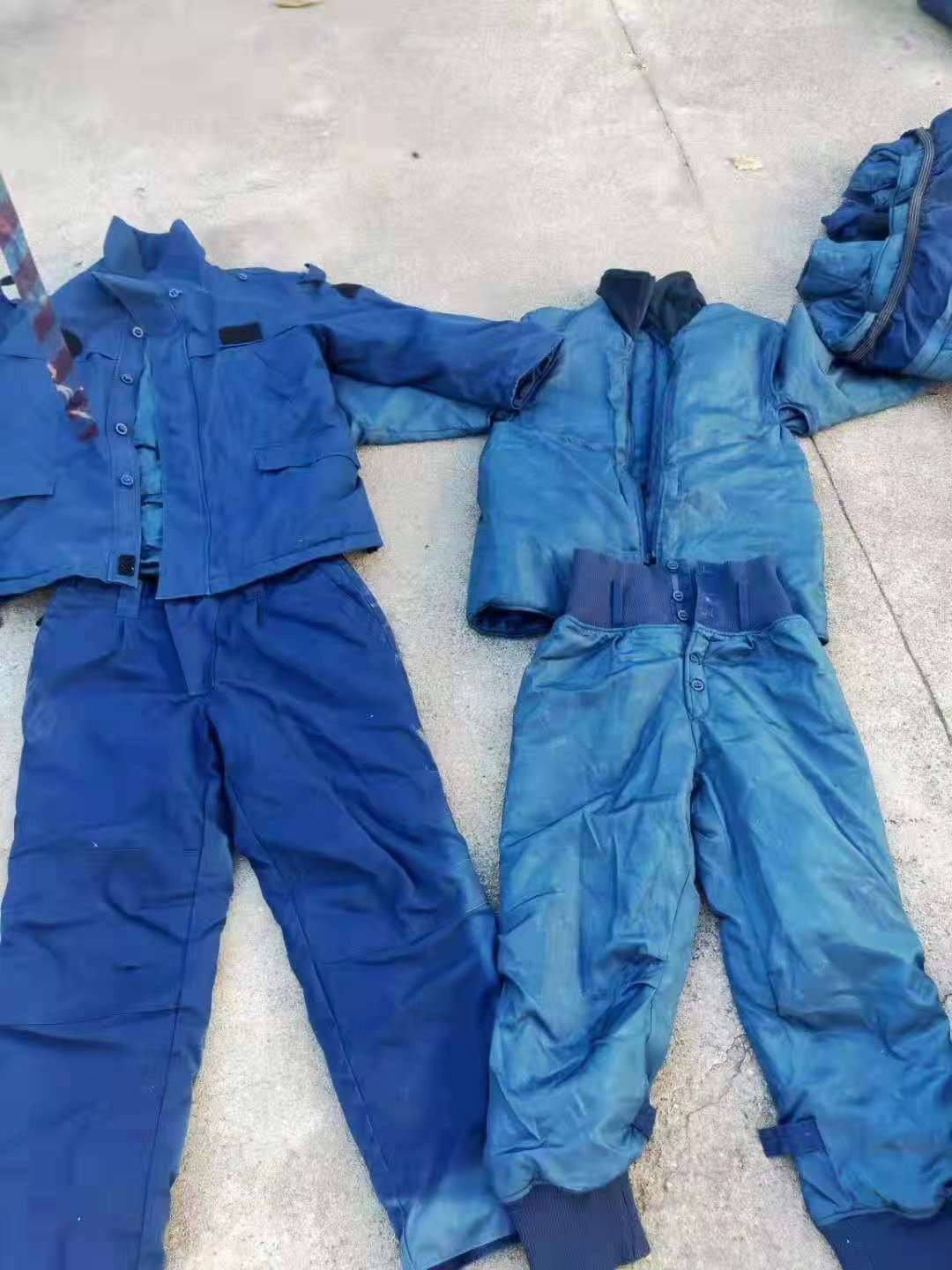 地勤工作服衣服标志套装二手地勤棉大衣机修工作服89户外冷库防寒