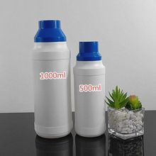 500ml1000ml加厚塑料瓶液体肥料瓶农药瓶化工瓶带量杯pe圆塑料瓶