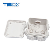 TIBOX重庆户外防水ABS塑料螺栓型接线盒 带孔密封盒 防护等级IP66