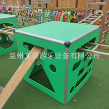 安吉游戏感统幼儿园滚筒箱子平板车箱型推车梯子攀爬架体能训练
