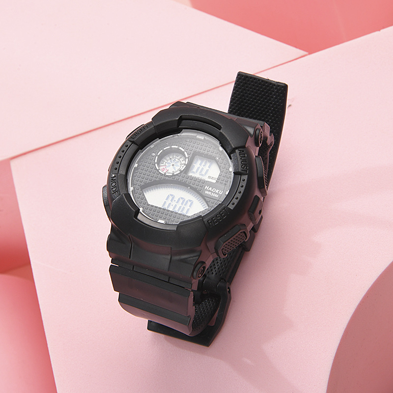 Student Water Multifunctional Electronic Watch Led Cold Light Lamp Candy Color Fashion Watch Factory Wholesale Watch