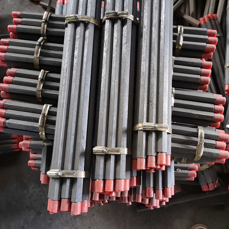 批发加工28风钻用b22钻杆矿用打孔钎杆凿岩机钻杆