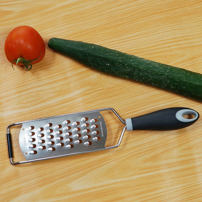 工厂现货不锈钢刨丝器 芝士刨带刨套 奶酪刨刀平刨丝刀土豆刨批发