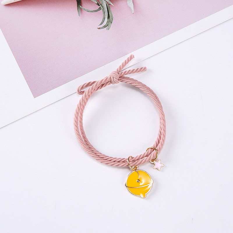 ins网红星星手链吸铁感应情侣手链橡皮筋韩版卡通森女系发圈头绳