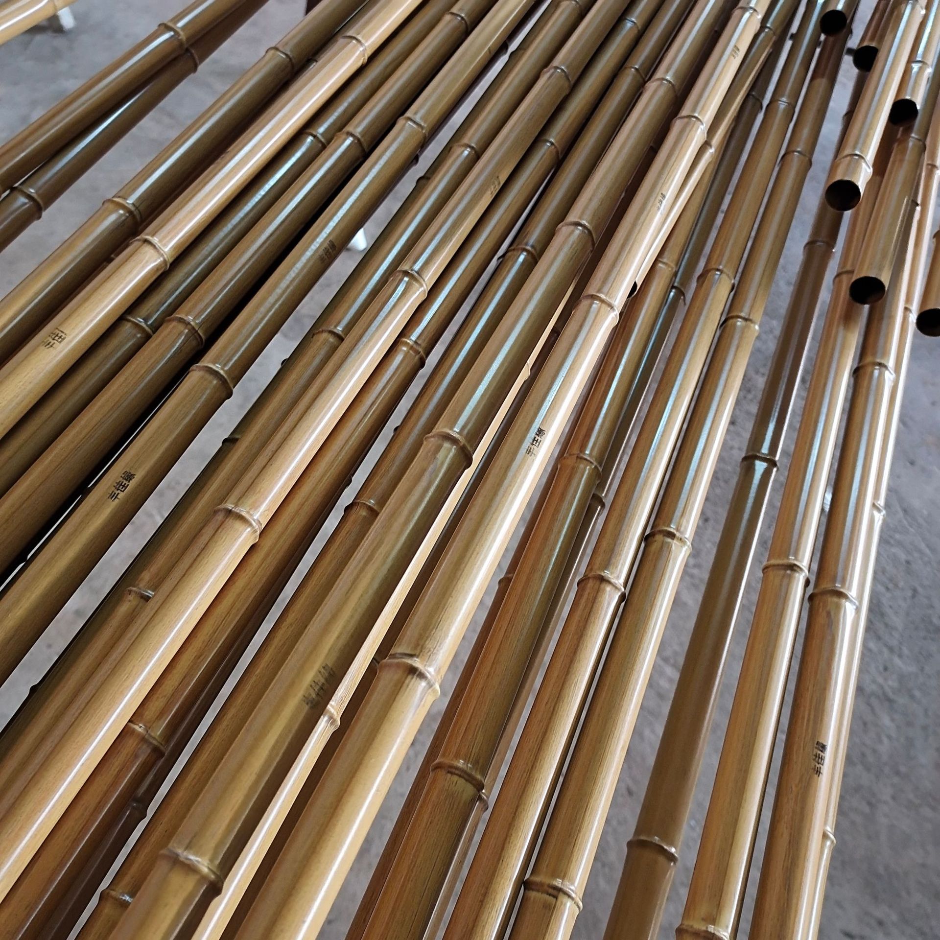 201,304不锈钢转印,金属管小竹竿,细竹竿,毛竹,竹子,防火管