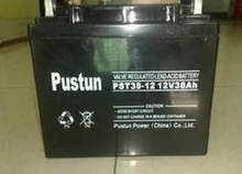 PUSTUN蓄电池PST38-12普斯顿UPS电源12V38AH消防警报主机备用电瓶