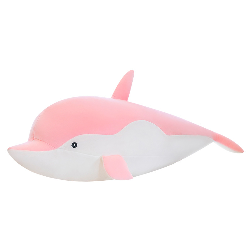 Cross-Border Plush Toy Marine Animal Dolphin Sleeping Doll Pillow Children Doll Ragdoll Foreign Trade Gift Female