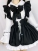 1pc Japanese Style Maid Costume for Women - Polyester|ru 1pc Japanese Style Maid Costume for Women - Polyester|ru