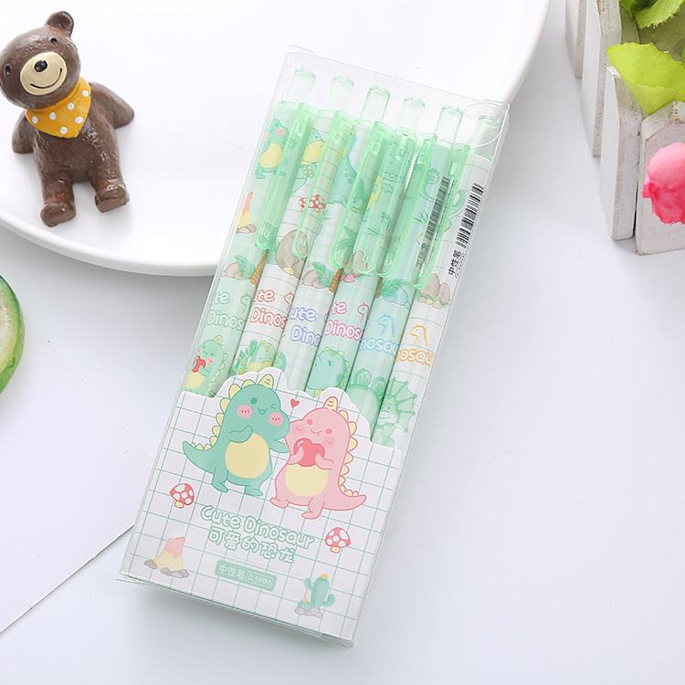 Boxed Pressing Pen Creative Student Ins Good-looking Press Gel Pen Cute Office Stationery Water-Based Sign Pen