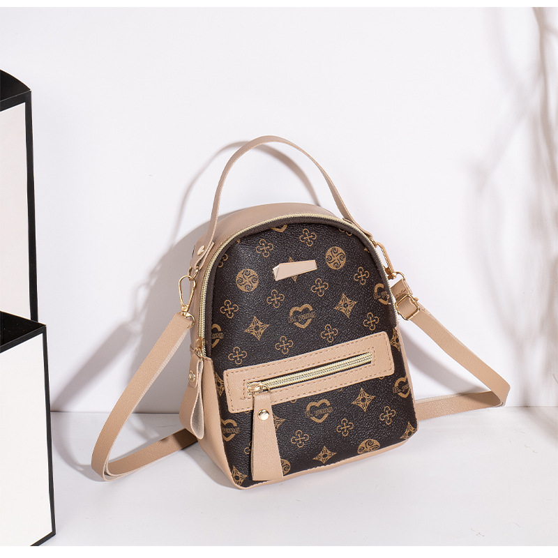 Floral Knapsack Fashion Woman Backpack 2023 Multifunctional Ladies Bag Student Schoolbag wholesale