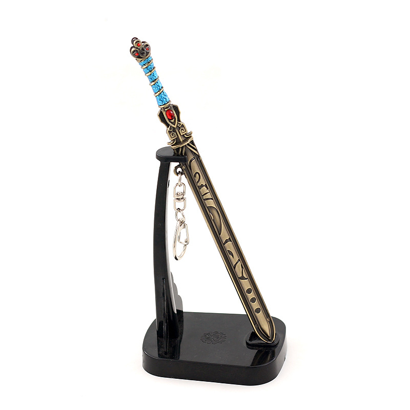 秦时动漫周边道家天宗掌门晓梦佩剑秋骊剑全金属16cm带鞘武器