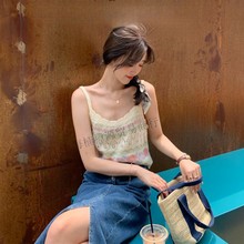 设计感小众针织短袖恤女装夏季2024新款法式温柔韩版短款上衣服樟
