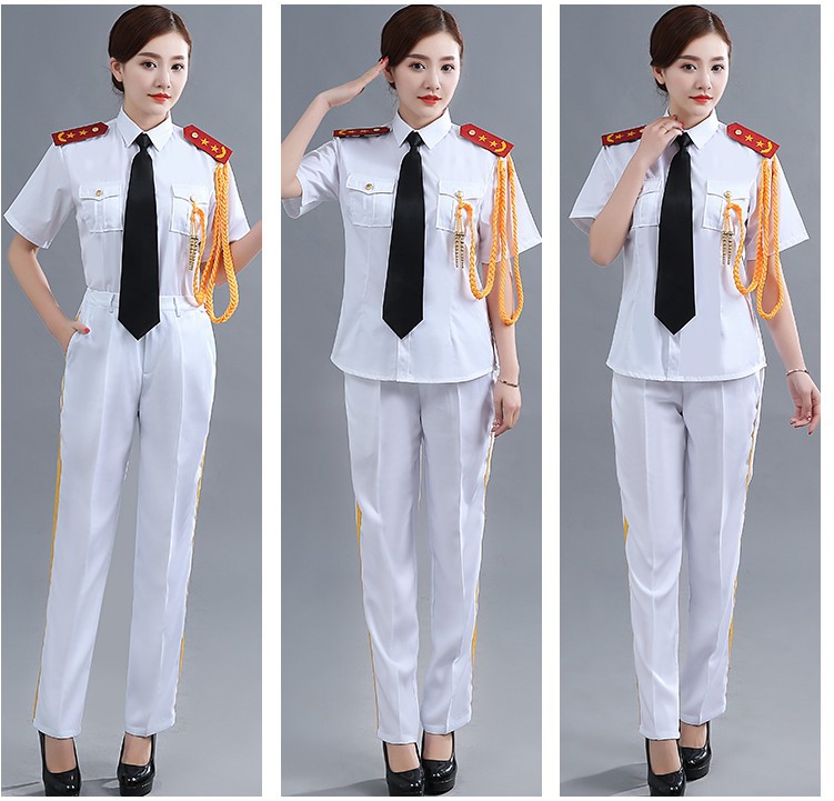 男女款军装礼服夏旗班升旗手文工团军乐队服装演出服军鼓制服套装