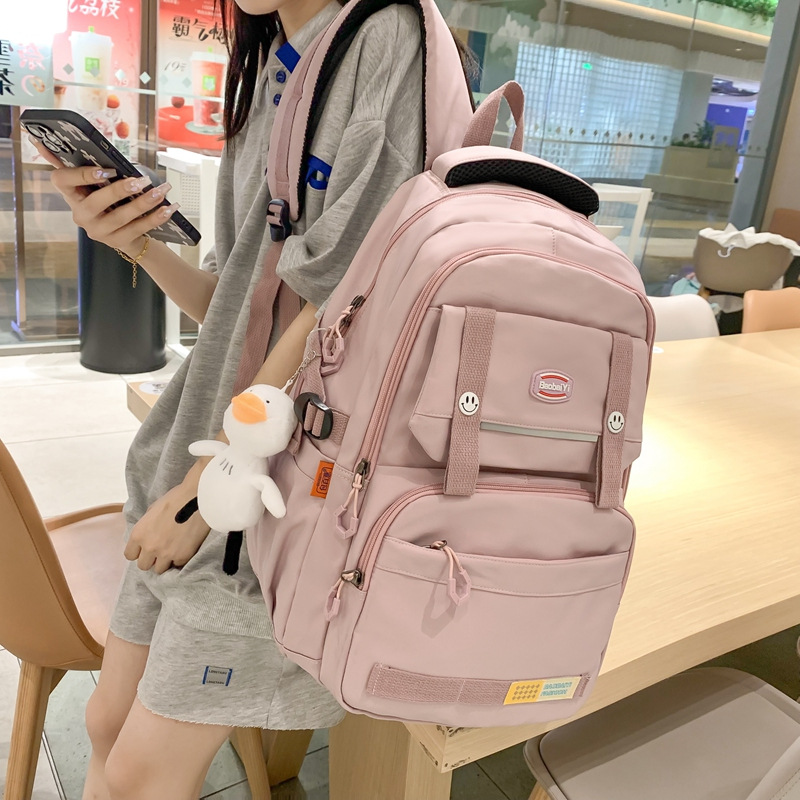 Large Capacity Women's Backpack Casual Travel Computer Backpack Female High School Junior High School Student Schoolbag College Student