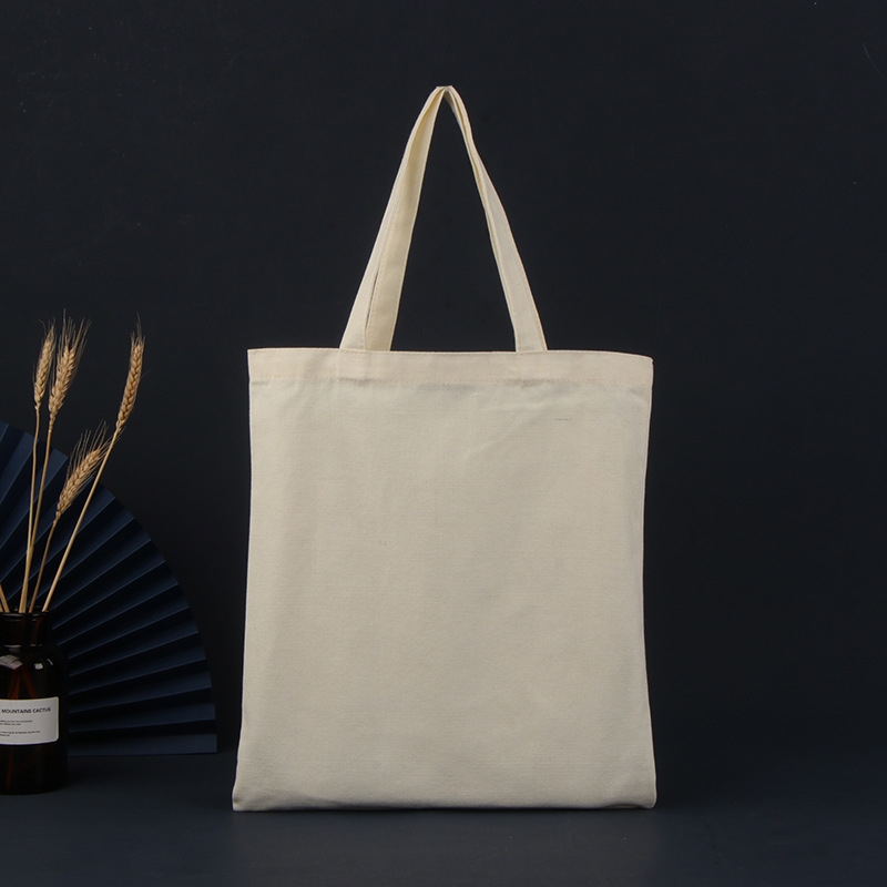 空白帆布袋现货帆布手提袋购物袋棉布背袋布袋服装包装袋袋子logo