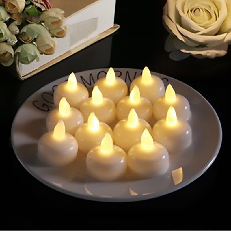 Water-Filled Floating Electronic  Waterproof Romantic Candle 