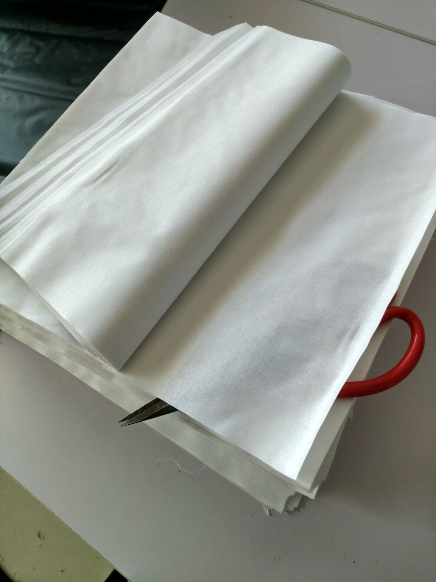 幼儿园扎染方巾纯棉白布植物敲拓染蜡染手提袋围巾纯棉diy手工布