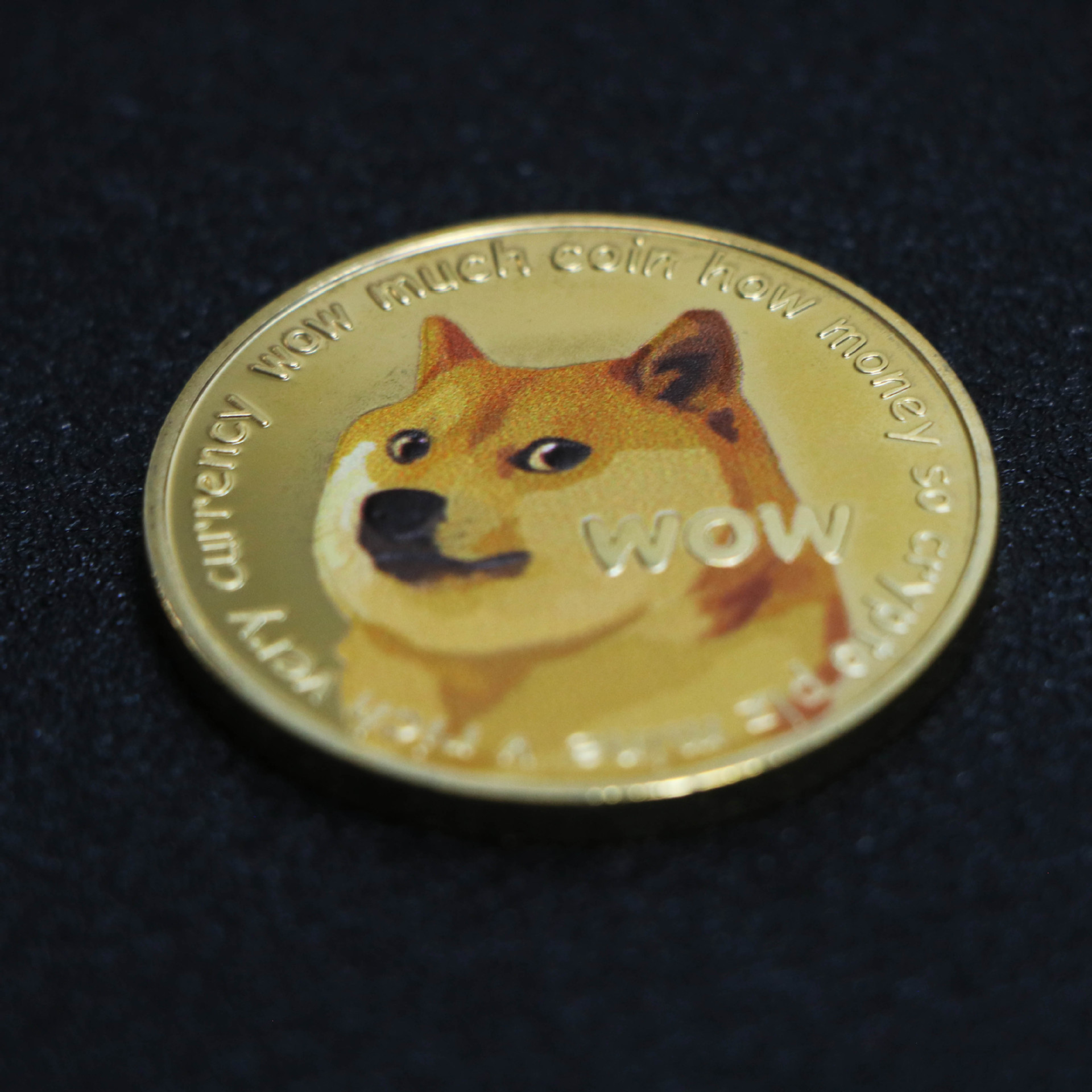 现货狗狗纪念币动物头像纪念章外贸收藏礼品双面金属烤漆徽章