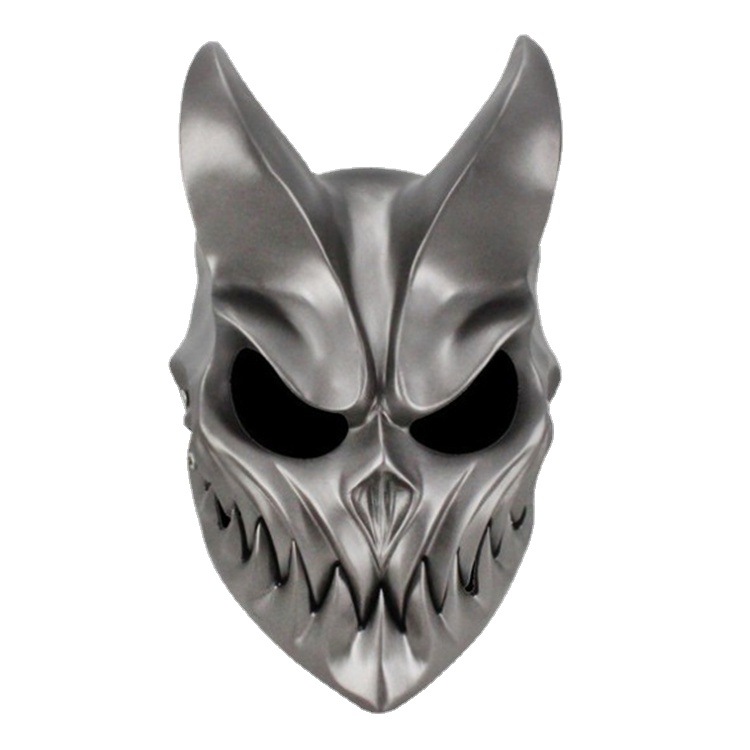 嘴巴可动面具死神黑暗之子俄罗斯死核乐队面具万圣节舞会道具mask