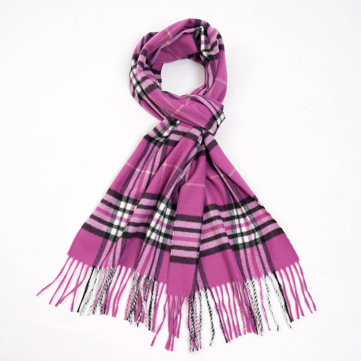 British Edinburgh Plaid Warm Men's Scarf Shawl College Style Scottish Plaid Scarf Cashmere Feel