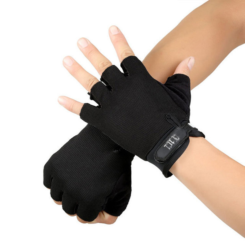 Men's Half Finger Riding Breathable Sports Driving Bo Dou Outing Gloves Men's and Women's Half Finger Sports Training Half Gloves