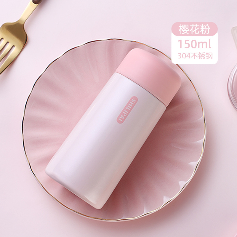 Mini Vacuum Cup Girls' Super Small Cute Cup Men's Simple Portable Small Water Bottle Ins Household 304 Stainless Steel